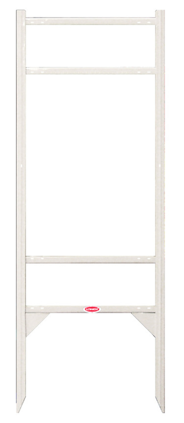 White Angle Iron Frame w2 Rider Inserts,  24h x 18w